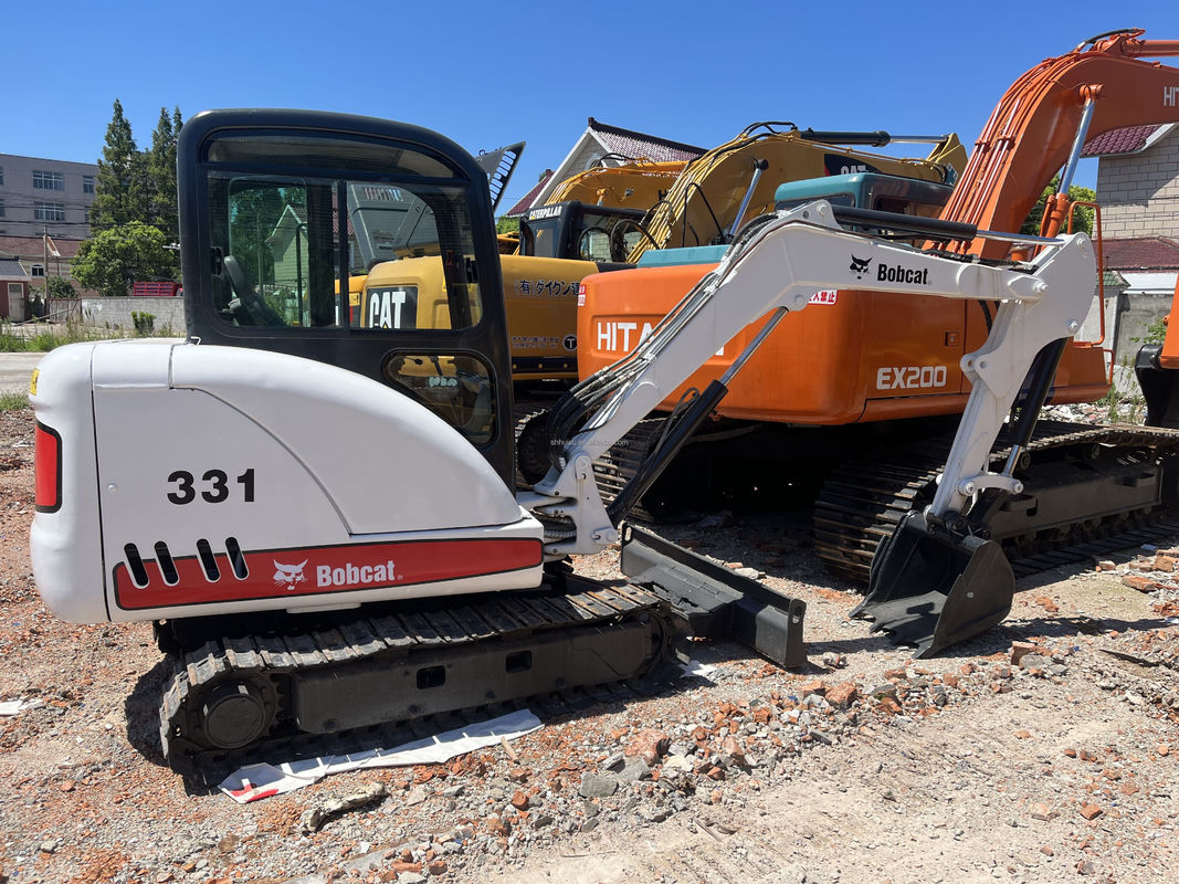 Использованные мини-экскаваторы Bobcat 331 Маленькие подержанные выкопатели для колодцев