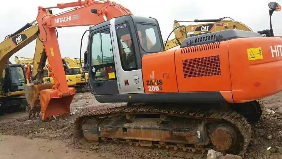 20 ТОН использованный Hitachi ZAXIS 200 буровой погрузчик экскаватор горнодобывающее тяжелое оборудование касущий мешок ZX200 Хорошее состояние Конечная цена Exc