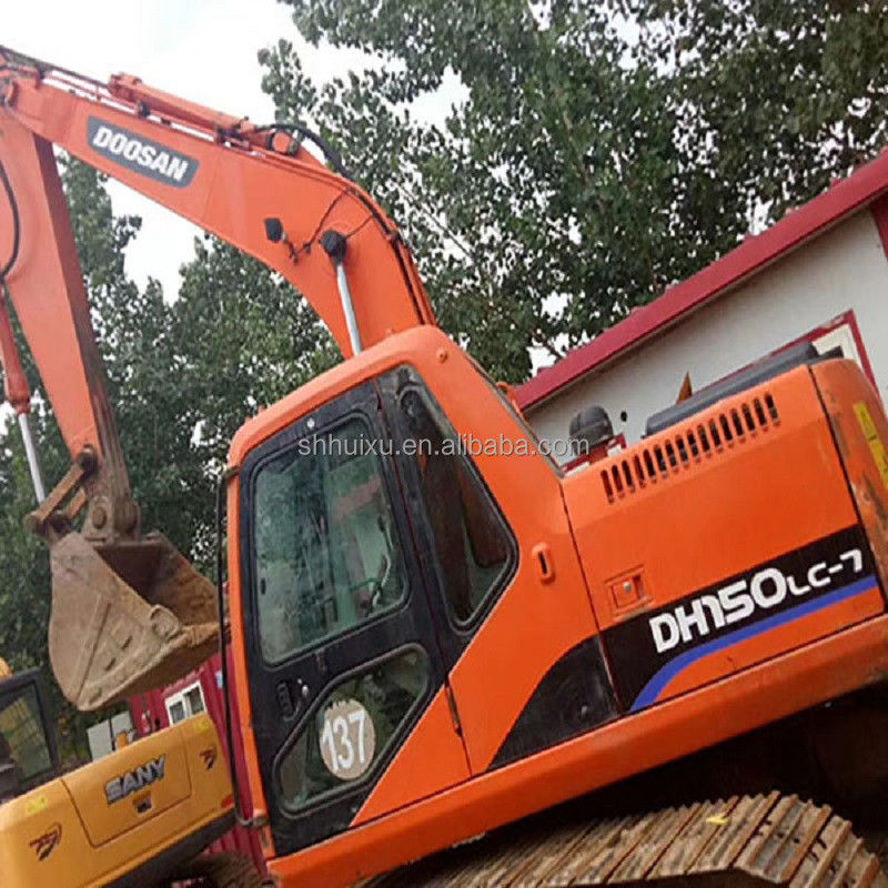 Использованная гидравлическая скатерть Doosan DH150/вторая рука Качество DOOSAN DH150 экскаватор с низкой ценой для продажи
