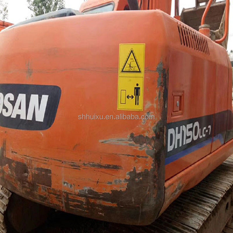 Использованная гидравлическая скатерть Doosan DH150/вторая рука Качество DOOSAN DH150 экскаватор с низкой ценой для продажи