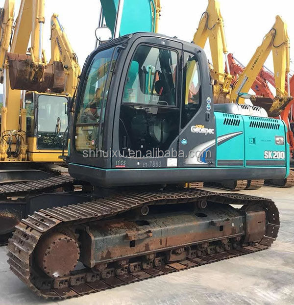Kobelco SK200 Самый продаваемый экскубатор Kobelco SK200/Употребленная хорошего качества выкопательная машина Kobelco SK200 для продажи