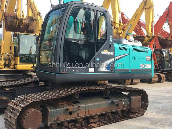 Kobelco SK200 Самый продаваемый экскубатор Kobelco SK200/Употребленная хорошего качества выкопательная машина Kobelco SK200 для продажи