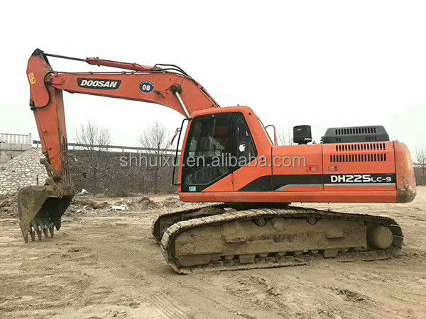Doosan горячая продажа doosan dh225 экскаватор использованный ползающий dh225lc-9/Употребленная выкопательная машина лучшая продажа хорошая цена
