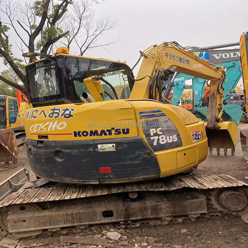 Использованный экскаватор Komatsu PC78 / эксплуатируемый экскаватор komatsu PC78 мини-капёр с ползучей ручкой хорошего качества Komatsu Excavator