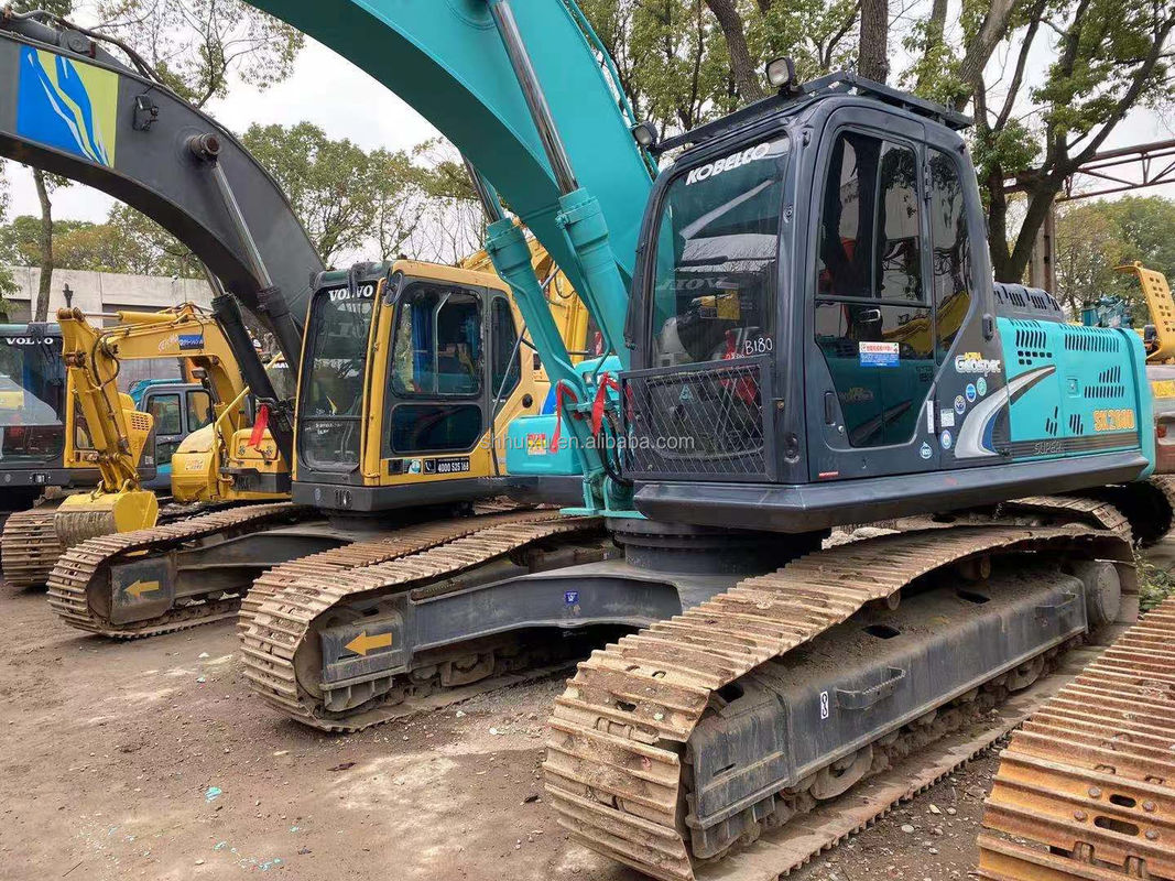 Kobelco SK200 Использованная выкопательная машина Kobelco SK260 превосходное качество подержанный экскаватор