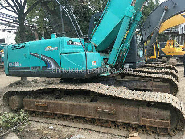 Kobelco SK200 Использованная выкопательная машина Kobelco SK260 превосходное качество подержанный экскаватор
