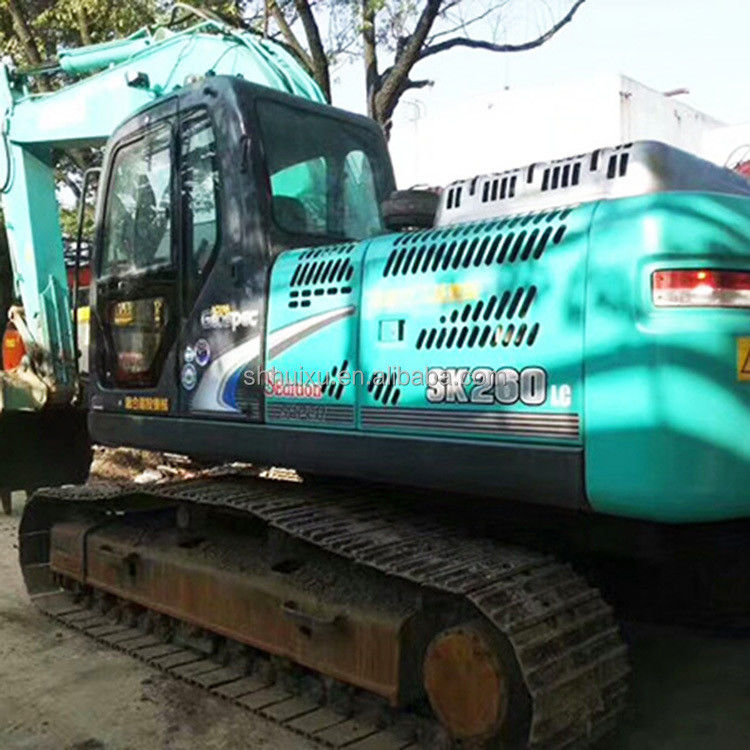 Kobelco SK200 Использованная выкопательная машина Kobelco SK260 превосходное качество подержанный экскаватор