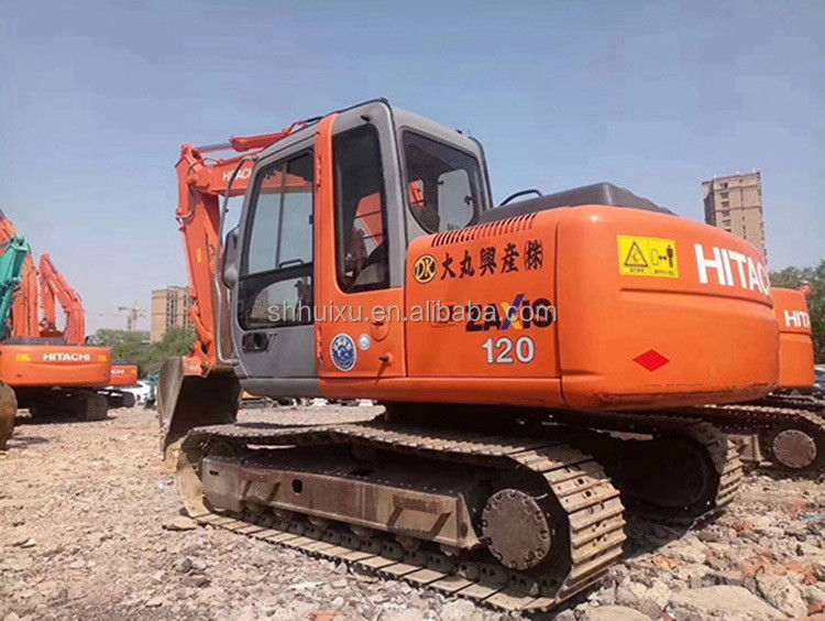 Hitachi горячая продажа Подержанный экскаватор HITACHI 120 в хорошем состоянии Подержанная каровая машина для продажи