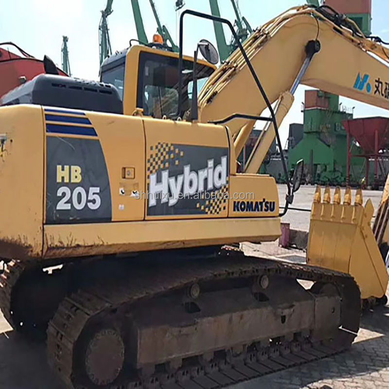 Комацу Использованный экскаватор Komatsu PC205 хорошее качество подержанная выкопательная машина для продажи Комацу экскаватор