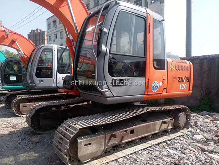 Hitachi горячая продажа Подержанный экскаватор HITACHI 120 в хорошем состоянии Подержанная каровая машина для продажи