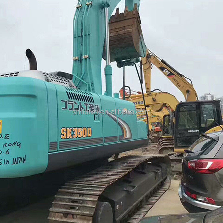Kobelco SK200 Отличное качество подержанный экскаватор Kobelco SK350 Подержанная каровая машина