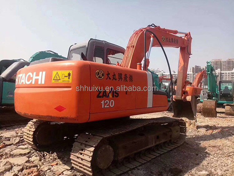 Hitachi горячая продажа Подержанный экскаватор HITACHI 120 в хорошем состоянии Подержанная каровая машина для продажи