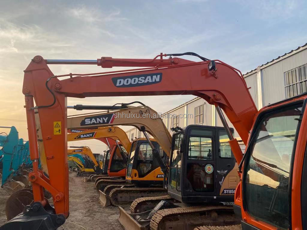 Корейское происхождение использованный мини-копальщик Doosan75 качественная строительная машина/Второй рукой гидравлический ползучий экскаватор DOOSAN75 горячая продажа