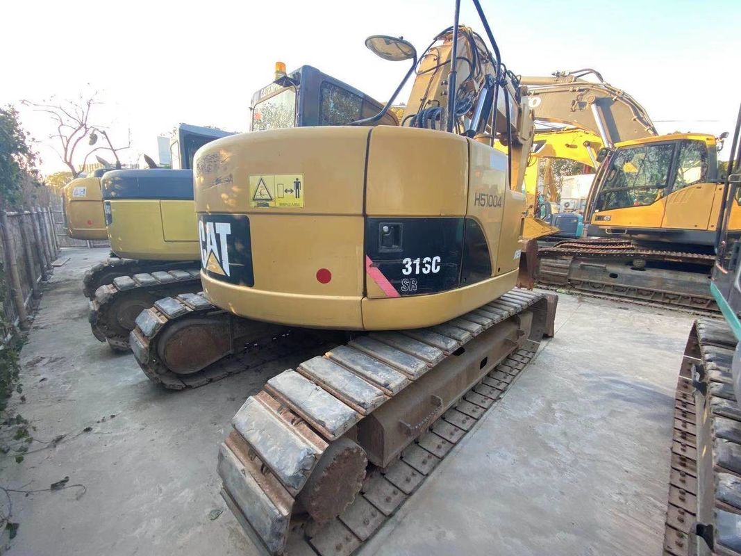 Подержанный хорошего качества экскаватор для полёта Использованный Caterpillar cat313C / подержанный японский двигатель cat 313C