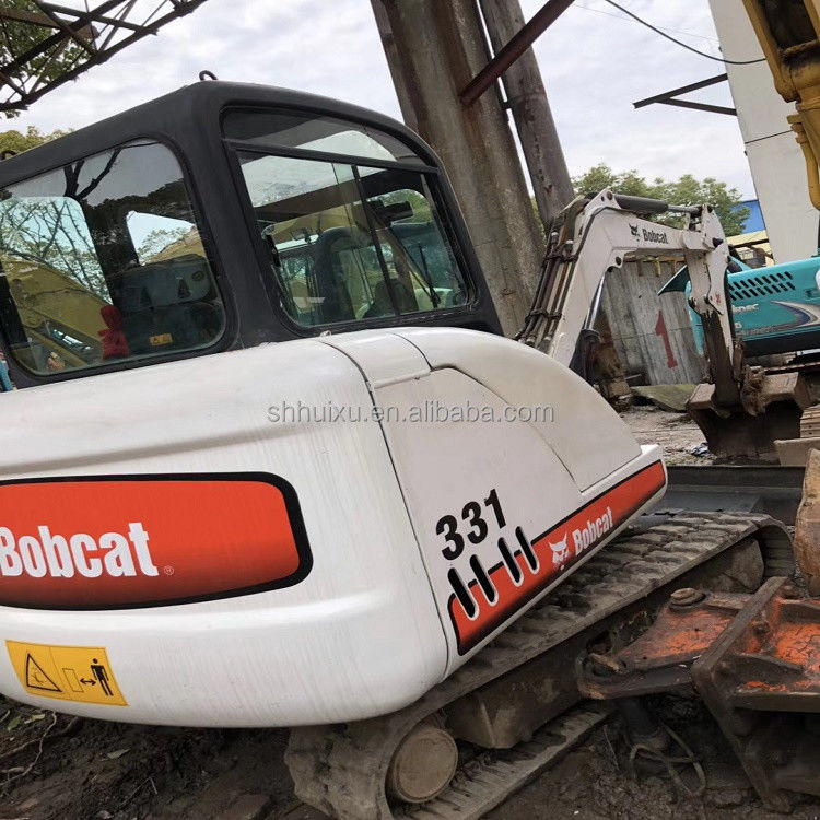 Подержанный хорошего качества ползучий экскаватор BOBCAT331 3.1T Подержанный экскаватор Выкопающая машина для продажи