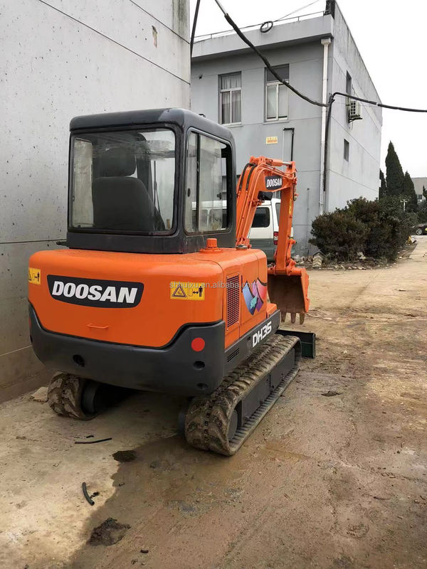 Doosan горячая продажа Использованная строительная машина мини-вырывник Doosan DH35 хорошее качество/вторые руки гидравлический ползучий экскаватор DOOSAN DH35 Корея происхождение