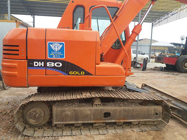 Подержанный 8-тонный экскаватор Doosan DX80 Подержанный 80-ти модельный мини-проект DX80 для продажи