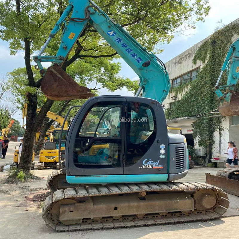 Kobelco SK200 Роббировая экскаватор Kobelco 70SR подержанная Гидравлическая Высокое качество Подержанный мини-капыльщик Дешевая цена