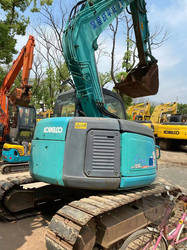 Kobelco SK200 Роббировая экскаватор Kobelco 70SR подержанная Гидравлическая Высокое качество Подержанный мини-капыльщик Дешевая цена