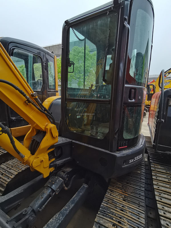 Kobelco SK200 Kobelco SK35SR вторая рука гидравлический экскаватор ползучий Япония происхождение/Подержанный мини-экскаватор Kobelco SK35SR Хорошее качество Дешевая цена