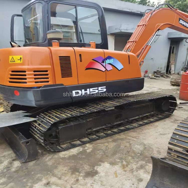 Doosan горячая продажа Мини экскаватор использованный doosan ex55 Вторая рука гидравлический ползучий экскаватор DOOSAN DH55 Корея происхождение