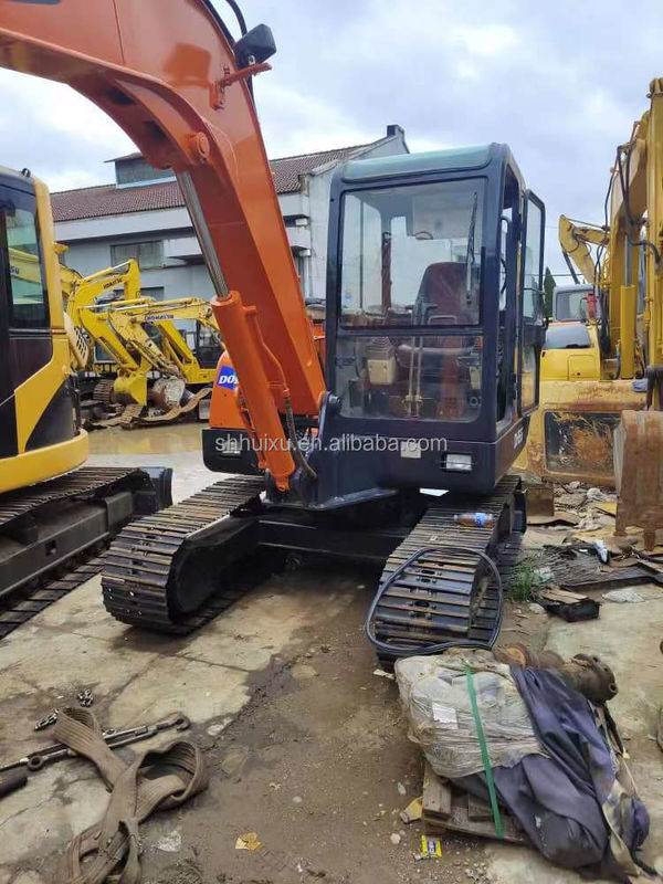 Doosan горячая продажа Мини экскаватор использованный doosan ex55 Вторая рука гидравлический ползучий экскаватор DOOSAN DH55 Корея происхождение