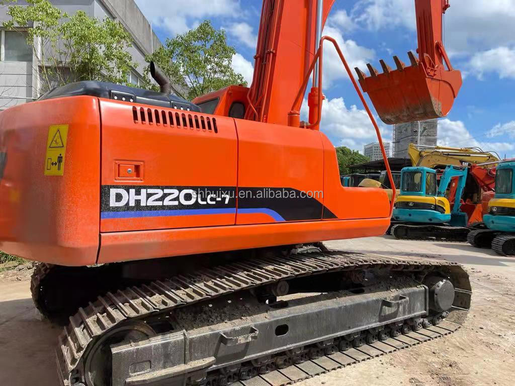 Doosan горячая продажа Doosan DH220lc использованный экскаватор/Употребленная выкопательная машина Doosan DH220-7 Корея происхождение для продажи