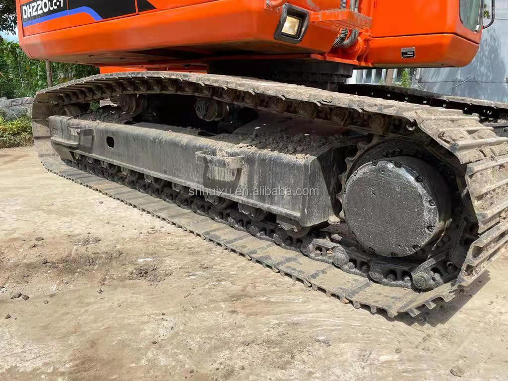 Doosan горячая продажа Doosan DH220lc использованный экскаватор/Употребленная выкопательная машина Doosan DH220-7 Корея происхождение для продажи