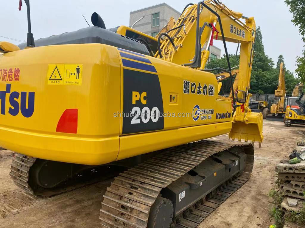Komatsu Вторая рука гидравлический ползучий экскаватор хорошее качество Использованная выкопательная машина Япония происхождение использованный komatsu pc200-8 экскаватор Komatsu экскаватор