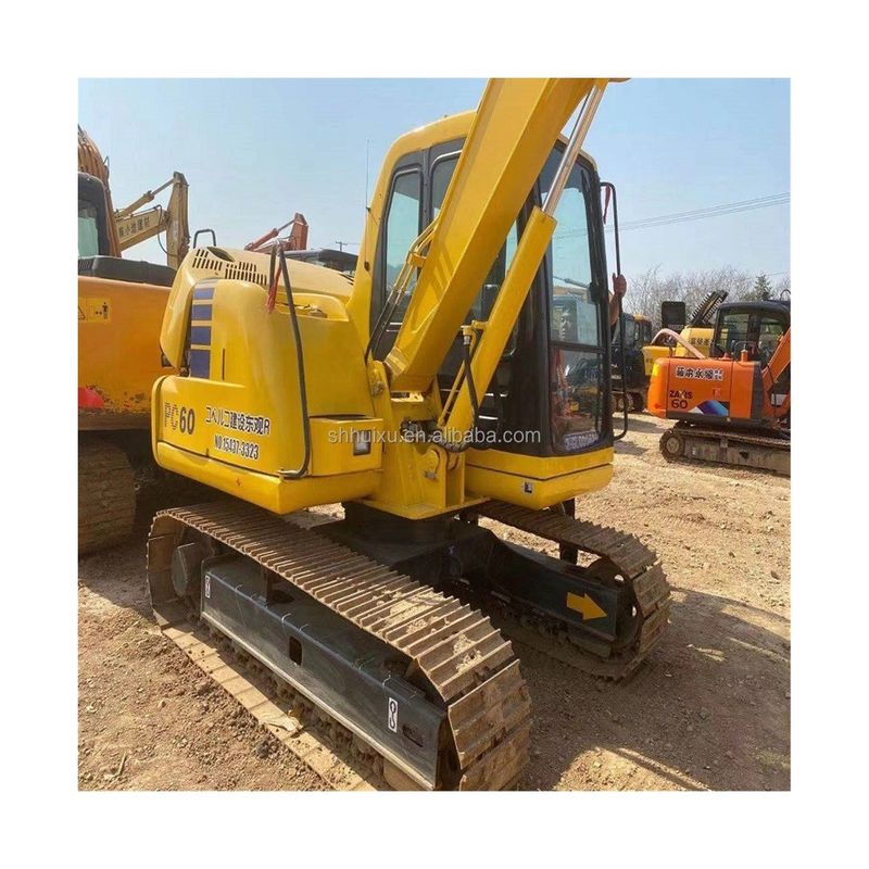 Komatsu PC60 гидравлический ползучий экскаватор 6 тонн высококачественный подержанный экскаватор Япония происхождение дешевая цена Komatsu экскаватор