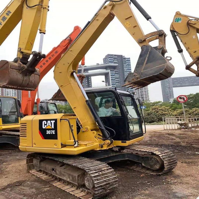CAT307E подержанный экскаватор, идеальная производительность, быстрое действие, низкая цена, гарантия качества на два года