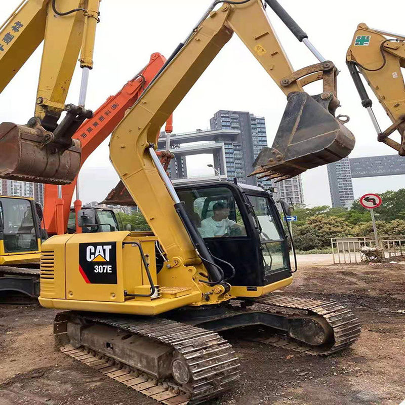 CAT307E подержанный экскаватор, идеальная производительность, быстрое действие, низкая цена, гарантия качества на два года
