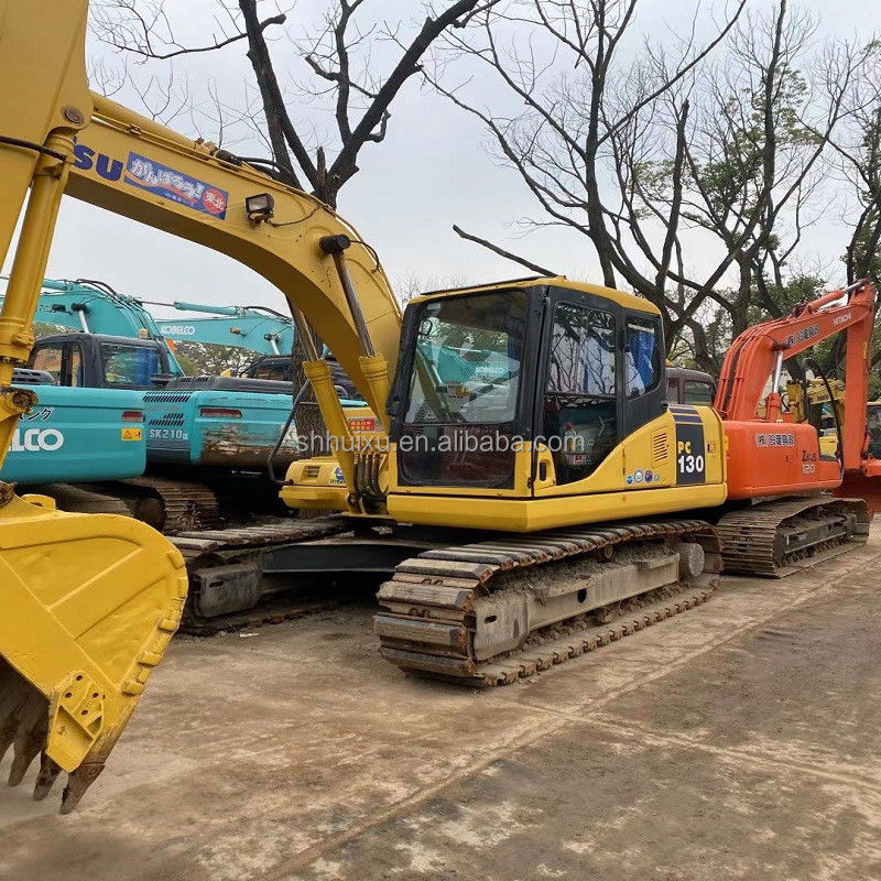 Komatsu Дешевый ползучий экскаватор PC130 использованный komatsu mini Вторая рука копающая машина Komatsu Excavator