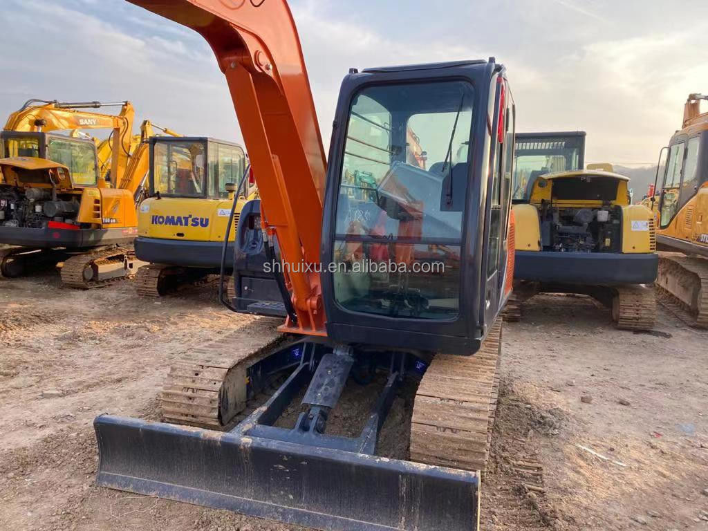 Hitachi на складе Hitachi ex60 японский подержанный экскаватор продажа/вторая рука гидравлический экскаватор в хорошем состоянии HITACHI 60
