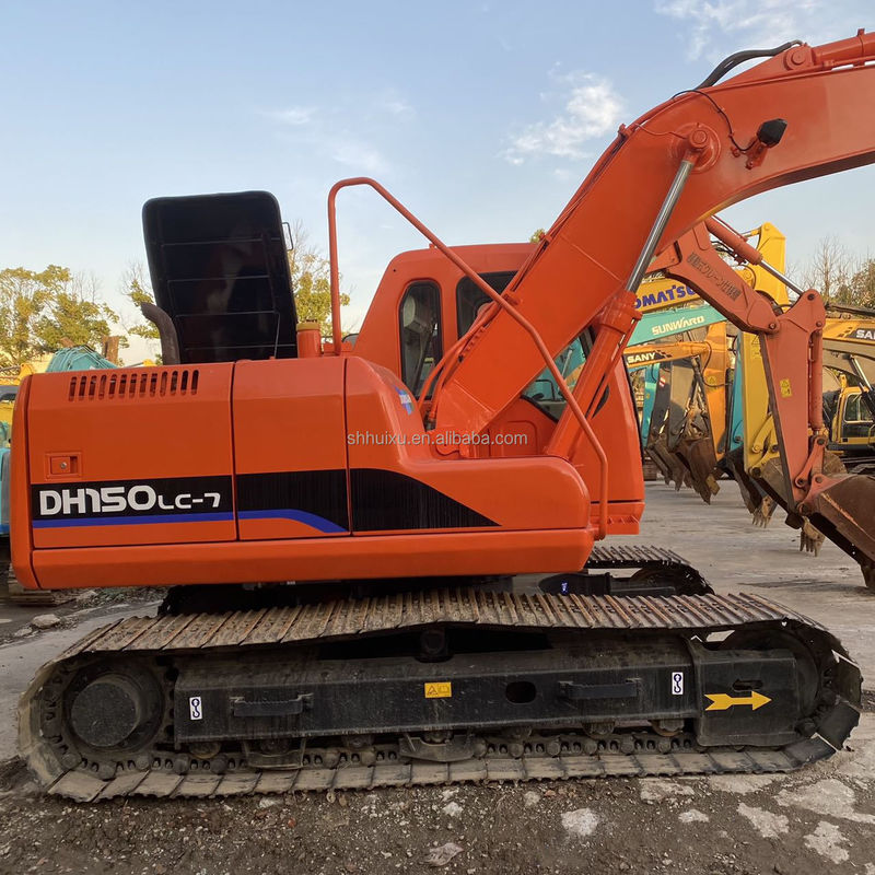 Doosan горячая продажа Подержанная хорошее качество Doosan экскаватор DH150 Lc-7 Готовый к работе 15тон Doosan Dh150 экскаватор для горячей продажи