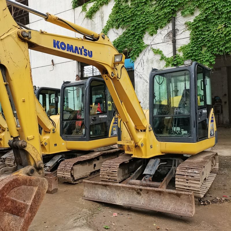 Экскаватор komatsu pc55mr-2 подержанный/подержанный мини экскаватор komatsu pc55MR в продаже