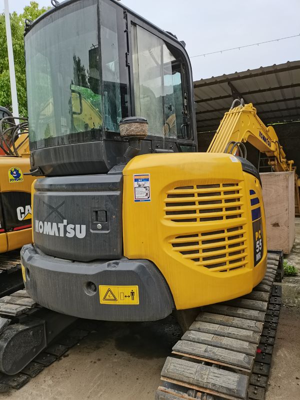 Экскаватор komatsu pc55mr-2 подержанный/подержанный мини экскаватор komatsu pc55MR в продаже