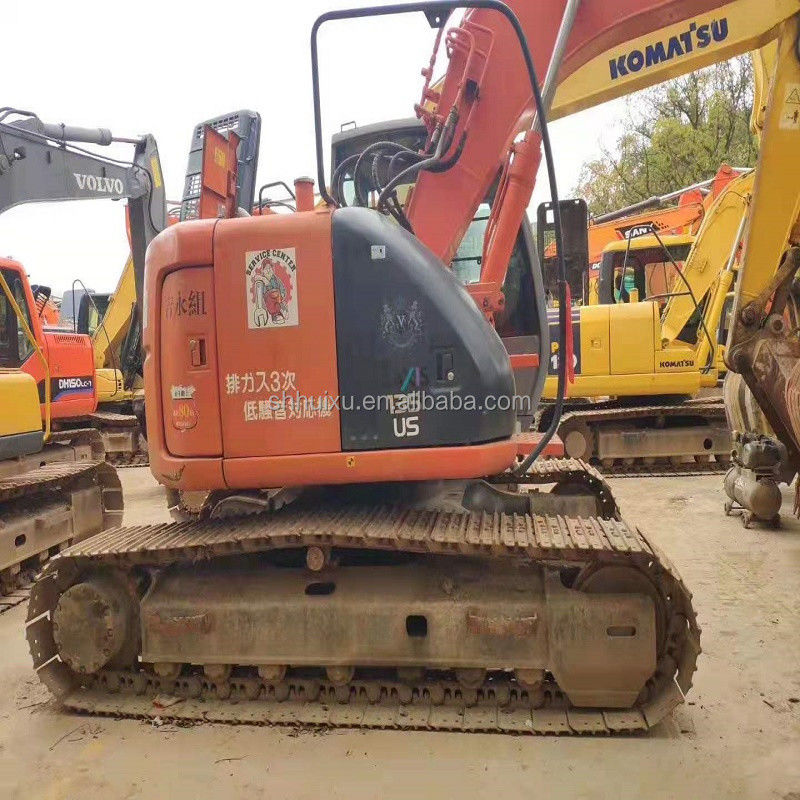 Хитачи на складе Гидравлический экскаватор HITACHI 135 Подержанный в хорошем состоянии/Подержанная выкопательная машина японская HITACHI 135 на продажу