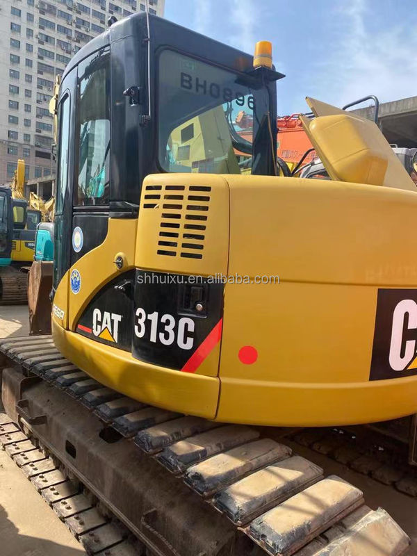 Использованные экскаваторы cat313/ гидравлический ползучий экскаватор низкая цена использованная выкопательная машина CAT313C в хорошем состоянии для продажи