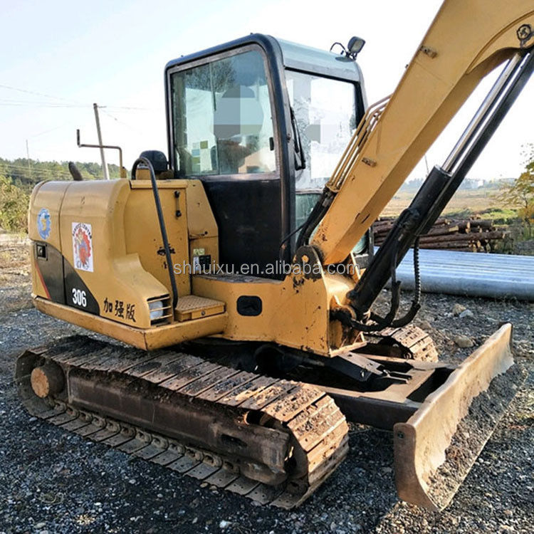 Использованный экскаватор Caterpillar Подержанный небольшой гидравлический ползучий экскаватор CAT306 хорошего качества Caterpillar на складе