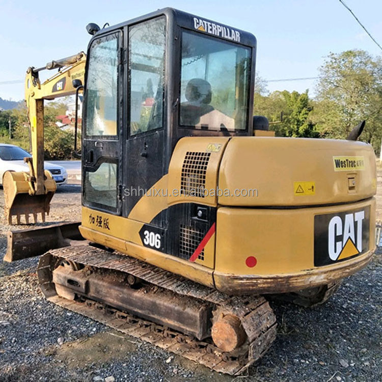 Использованный экскаватор Caterpillar Подержанный небольшой гидравлический ползучий экскаватор CAT306 хорошего качества Caterpillar на складе