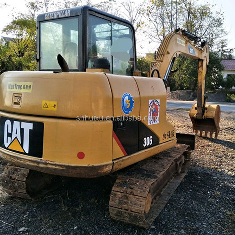 Использованный экскаватор Caterpillar Подержанный небольшой гидравлический ползучий экскаватор CAT306 хорошего качества Caterpillar на складе