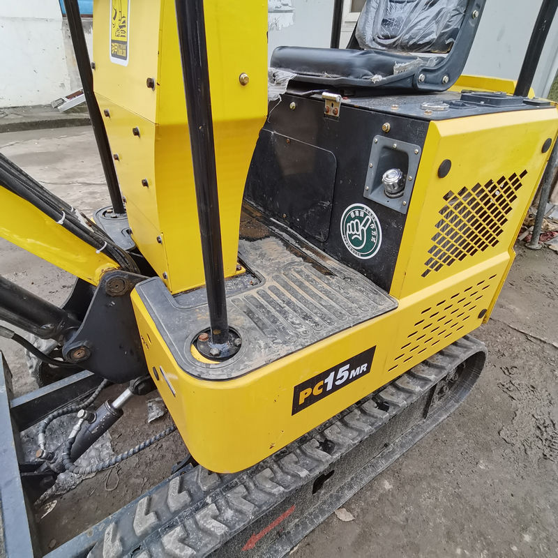 Komatsu KOMATSU PC15 подержанный гидравлический экскаватор с ползучей ручкой Япония происхождение Дешевая цена Подержанный мини-экскаватор Хорошее качество Komatsu экскаватор
