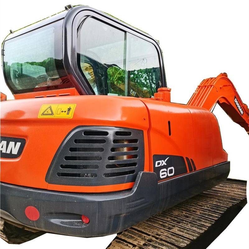 Doosan горячая продажа Хорошие продажи Подержанный экскаватор Doosan DX60W колесные экскаваторы машина