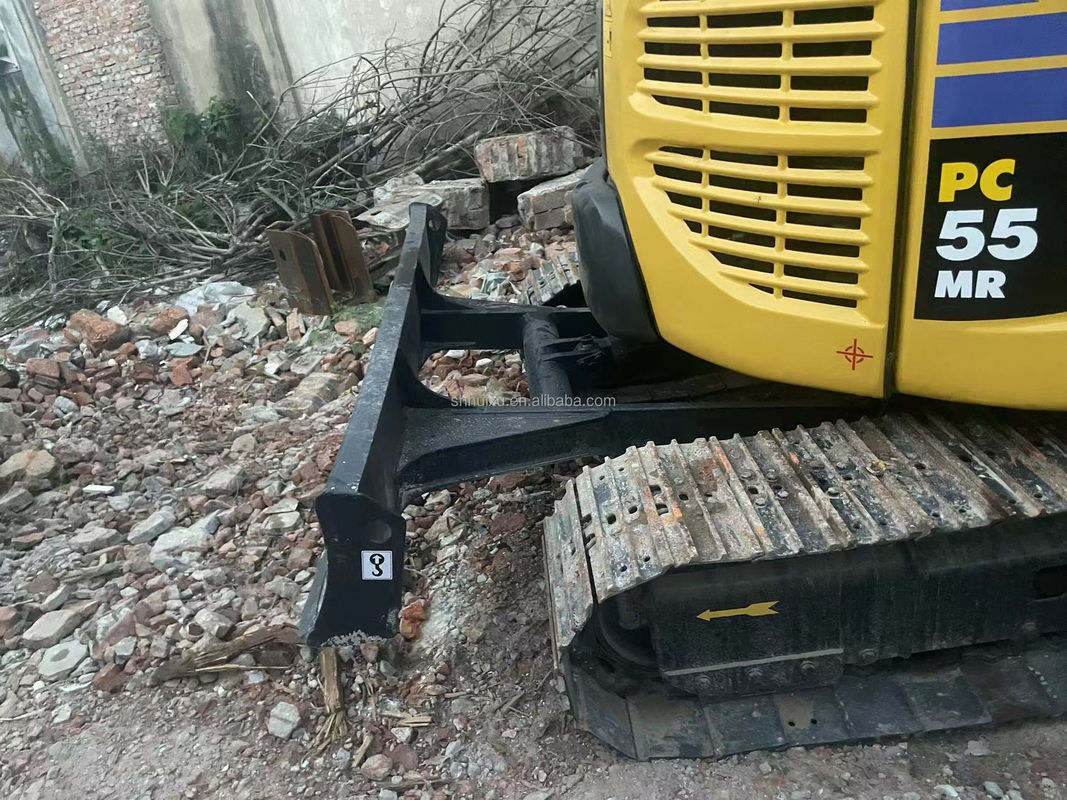 Высококачественный экскаватор KOMATSU PC55MR подержанный гидравлический ползучий экскаватор Япония происхождение/Подержанный мини-экскаватор KOMATSU PC55MR Дешевая цена