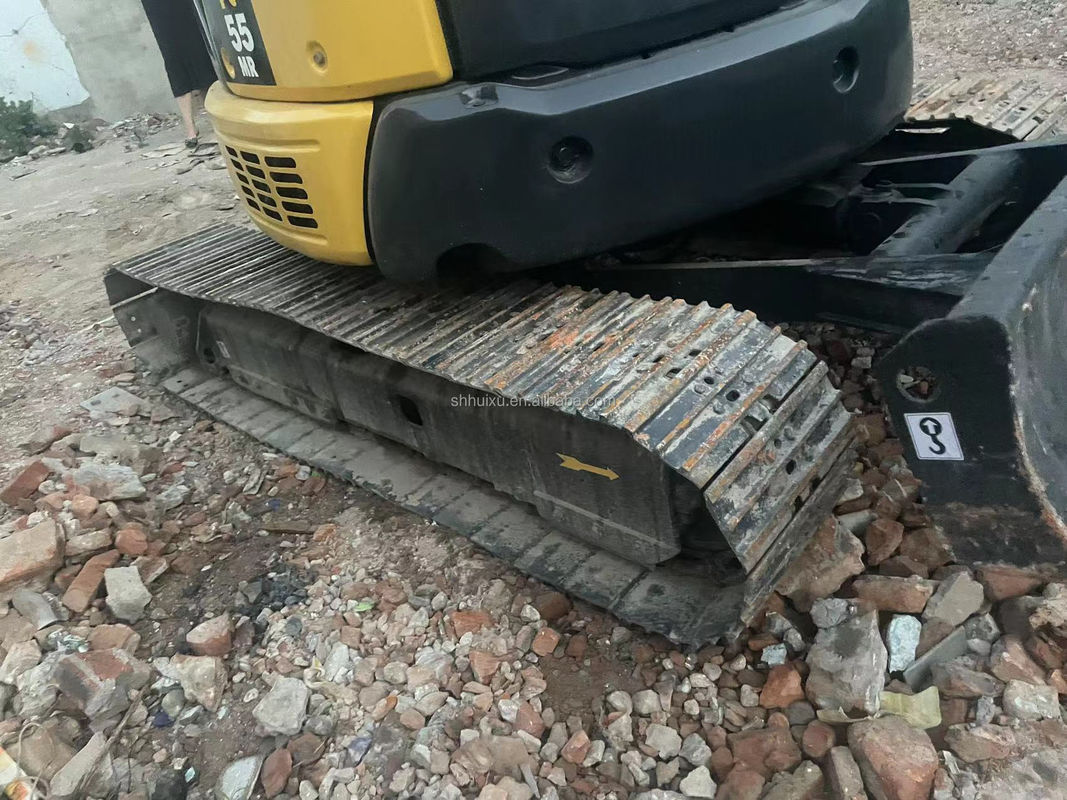 Высококачественный экскаватор KOMATSU PC55MR подержанный гидравлический ползучий экскаватор Япония происхождение/Подержанный мини-экскаватор KOMATSU PC55MR Дешевая цена