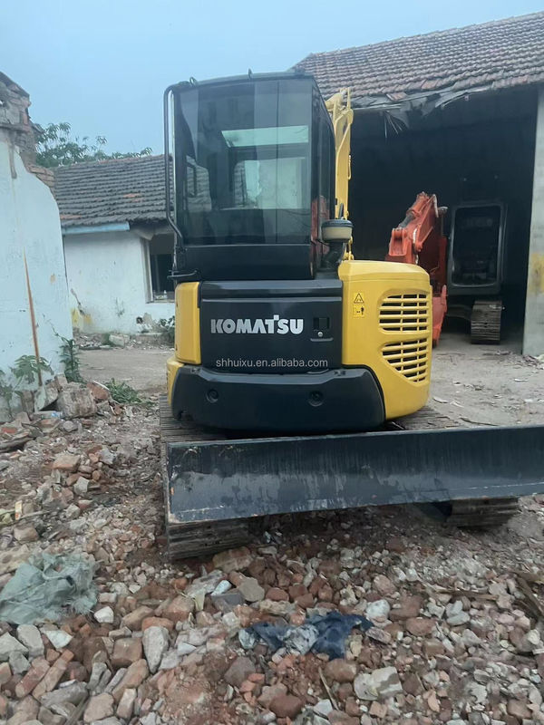 Высококачественный экскаватор KOMATSU PC55MR подержанный гидравлический ползучий экскаватор Япония происхождение/Подержанный мини-экскаватор KOMATSU PC55MR Дешевая цена