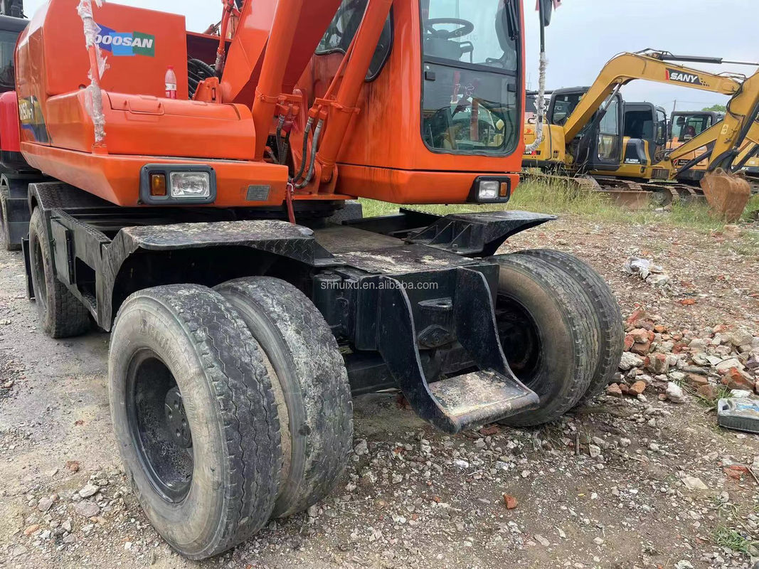 Китай колесный экскаватор Doosan 150 вторая рука экскаватор тяжелая машина большой экскаватор