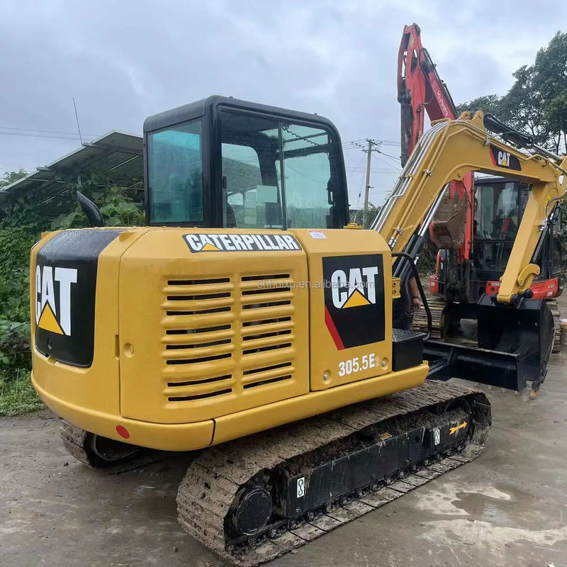 CAT MACHINE Новая версия Японский Оригинальный Использованный Малый Кавальщик CAT 305.5E 5.5TON Экскаватор с гидравлической линией