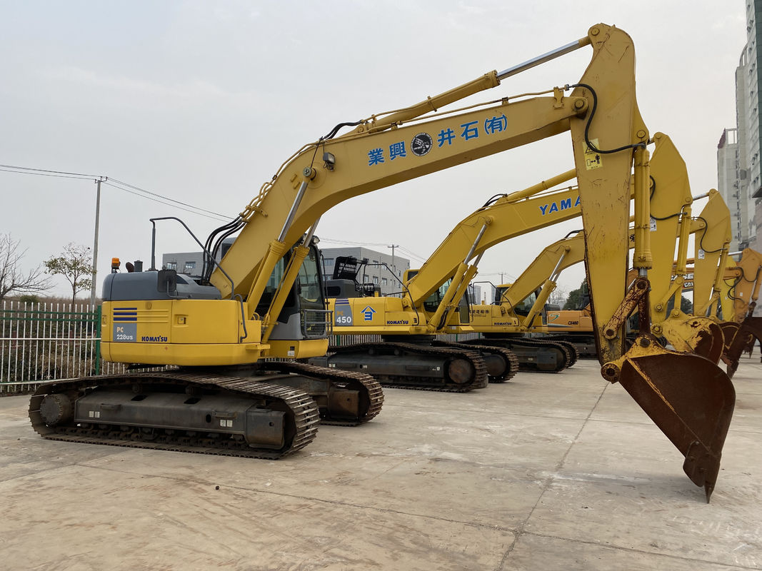 Komatsu KOMATSU PC228 Подержанный хорошего качества гидравлический ползучий экскаватор использованная выкопательная машина Япония происхождение Komatsu экскаватор